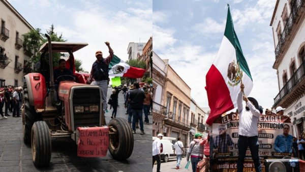 Campesinos de Zacatecas marchan contra la represión y exigen apoyo